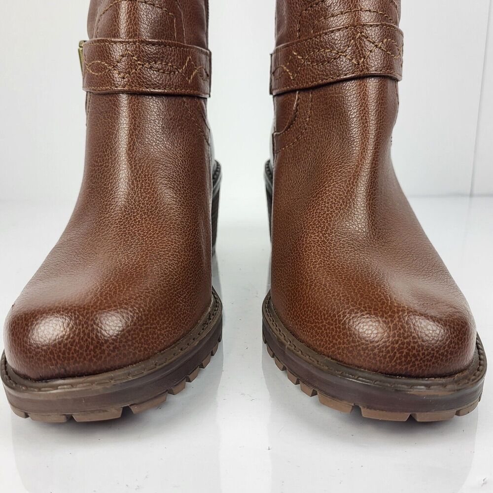 ZODIAC Georgia Round Toe Block Heel Zip-Up Riding Boot 8 M - Picture 9 of 12